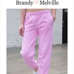 RARE SOLDOUT Brandy Melville Rosa Sweatpants